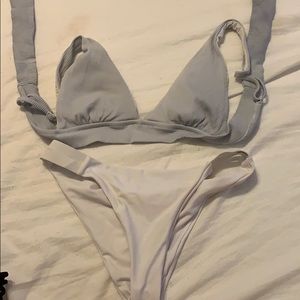 a bikini size small top and bottom.